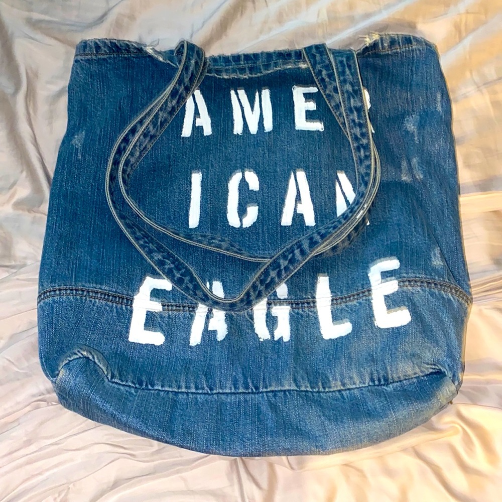 American Eagle Jean Tote Bag